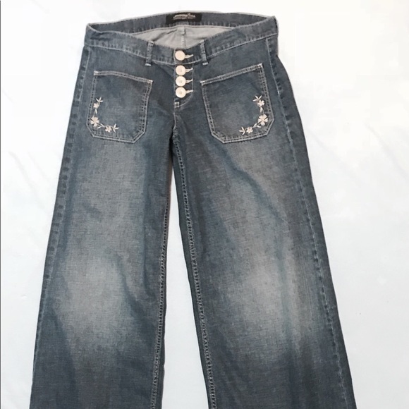 SOLD Victoria's Secret London Jean 6 Embroidered - Picture 1 of 8